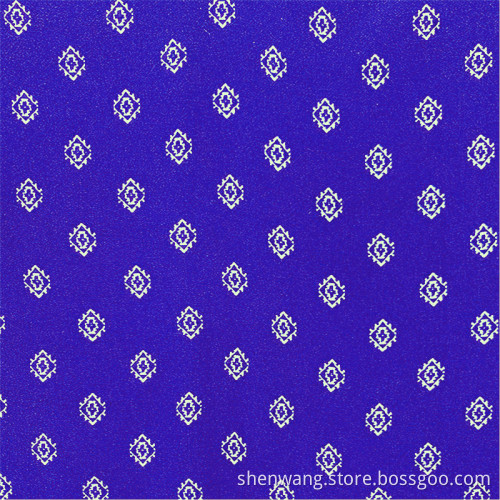 Blue Cheap 100% Rayon Printed Dress Woven Fabric